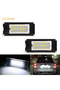 6500K أبيض قطعتان لمصابيح لوحة أرقام LED صغيرة الحجم لسيارة ميني كوبر R56 R57 R58 R59 Canbus خالية من الأخطاء