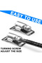 9.8ft Adjustable Large Hose Clamps Worm Gear Stainless Steel Clamp+6 Fasteners Automobiles Access... - 6