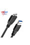 كابل USB للقرص الصلب بطول 1.5 متر مع فيريت أسود وكابل USB 3.0 Micro B للقرص الصلب الخارجي وكابل بيانات USB 3.0 - 8