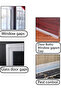 5M 5M Door Bottom Seal Strip Weather Window Seal Weatherstrip Windproof Dust Self Adhesive Do... - 8