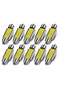 31mm 6000K AILEO 10PCS 31mm 36mm 39mm 42mm LED CANBUS C10W LED Bulb C5W 4014 Chip 12V Dome Lamp Car - 8