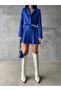 Women's Blazer Jacket and Skirt Detailed Set - 2