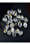 1 set 25Pcs Freedom Natural Clear quartz Crystal Runes Stones Irregular Divination Agate Rune Fortun - 8