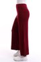 Women's Comfortable Fit Wide Leg Elastic Waist Knitwear Pants - 6