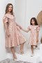 Vintage Pink Floral Collar Poplin Midi Combination (Single for Sale) - 5