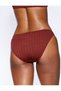 Textured Bikini Bottom with Stripe Detail - 4