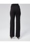Women's Knitted Fabric Full Lycra Velcro Waist Palazzo-Black - 3
