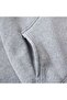 Men's Printed Bottom Top Black Gray Hooded Tracksuit Set Oversized Boyfirend - 2
