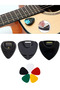 Plectrum Charger, Guitar Adhesive Plectrum Holder, Pick Holder with 5 Plectrums as a Gift