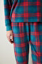 Happy Woofmas Fuzzy Multicolor Pants Pajama Set - 3