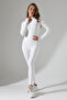 Women's Zippered Winter Thermal Long Jumpsuit Finger Tape Detail