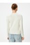 Basic Knitwear Sweater Button Detailed Long Sleeve Round Neck - 4
