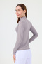 MOCK TURTLENECK STRIPED BODY VIZZON WHITE - 4