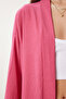 Women's Dark Pink Kimono Trousers Knitted Set BY00050 - 4