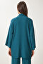 Women's Emerald Green Kimono Trousers Knitted Set BY00050 - 7