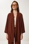 Women's Brown Kimono Pants Knitted Set BY00050 - 3
