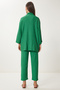 Women's Green Kimono Trousers Knitted Set BY00050 - 7