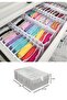 8 Compartment Striped Accordion Multi-Purpose Drawer Cabinet Organizer 30X39X14 cm XL - 3