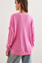 Women's Pink Collar Detailed Slit Knitwear Sweater Kzk- 19000931 - 6