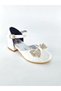Girl's Heeled Evening Dress Shoes with Bow - 7