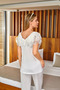 Aqua 24650 Lace and Stone Detail Maternity Pajamas Set - 2