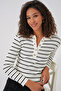 15821 Buttoned Knitwear Sweater - White - 3