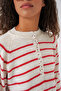 15808 Buttoned Sweater - Claret Red - 4