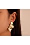 Metal Yaprak Küpe