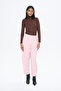Pleat Detailed Jogger Pants Pink