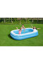 Blue Rectangular Pool - 3