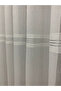 Paris Silver Glitter Tape Wrinkle-Free No-Ironing 1/3 Pleated Ecru Tulle Curtain - Modern and Stylish - 4