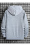 Unisex Black Brooklyn Printed Oversize Hooded Sweatshirt - 2