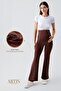 Thermal Raised Warm Stretchy Waist Adjustable Winter Spanish Leg Maternity Leggings T18