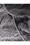FOR Clementine Double-Size Taupe Color Mink-Embossed Blanket - Anthracite - 5