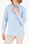Shirt Collar Plain Blue Women's Shirt Tolt - 6