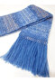 Hand Knitted Scarf Cashew Handmade (Capi - Blue) - 4