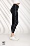 Ultra Stretchy Inner Raised Winter Leggings Keep Warm Comfort Model Black Combed Cotton Leggings with Recovery Stripe - 8
