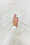 White Sparkling Sequin Bride Groom Handkerchief, Sequin Sequin Detail, Wedding Henna Circumcision Promise Engagement Bride - 5