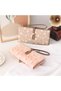 Oversized Soft Wallet with Flower Print Bracelet - 7