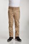 Ribbed Waist Canvas School Pants (One Big Size Receiving Is Recommended) - 2