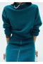 Perkins collar knitwear sweater