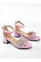 Butterfly Bow Girls' Evening Dress Shoes, Children's High Heels - 3