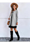 Women's Long Sleeve with Buckle-Front Raster Camisole with Inside Viscose Midi Dress Double Suit - 3