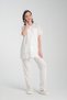 Venera Effortt Maternity Maternity Elegant Maternity Sleepwear Set with Scalloped Dressing Gowns
