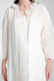 Venera Maternity Elegant Maternity Nightgown Set with Ruffled Dressing Gown - 7