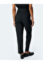 Belt Detailed Pocket Carrot Cut Fabric Trousers - 4