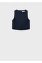 Cotton cropped blouse - 3