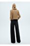 Striped Collar Tweed Jacket - 4