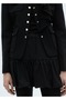 Flounced Balloon Mini Skirt