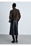 Perkins Neckline Stitching Sweater - 4
